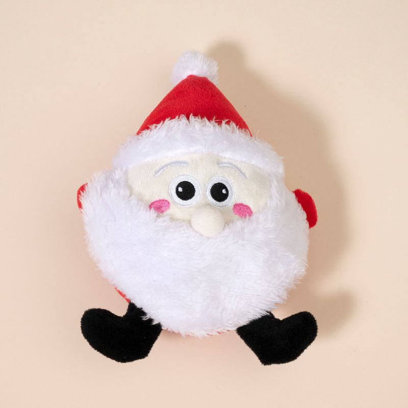 TIAKI Santa Round Plush Toy 20 x 14 x 9 cm (L x W x H)