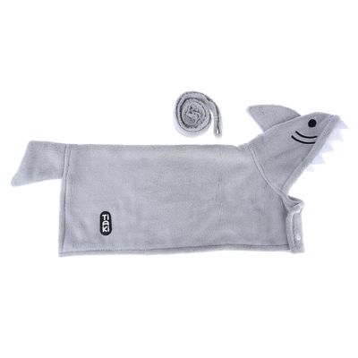 TIAKI Dog Bathrobe - Shark approx. 25cm Back Length