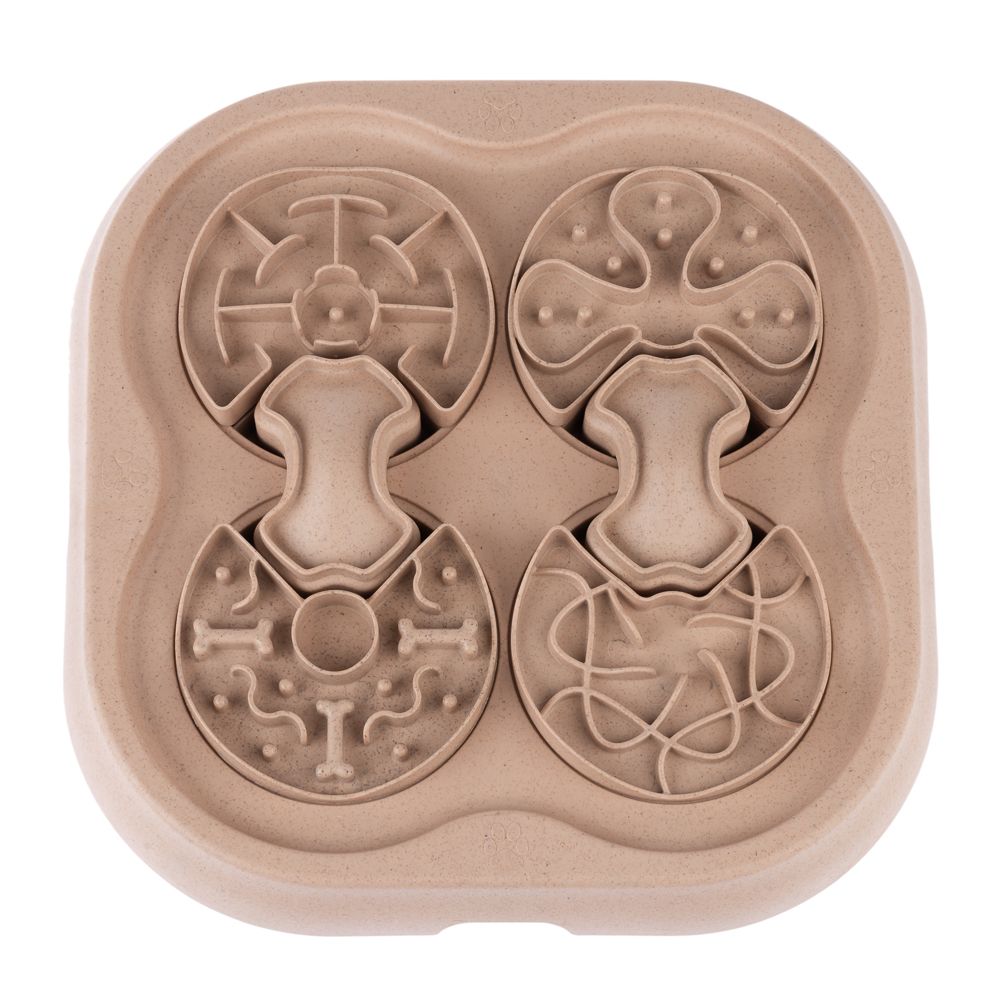 TIAKI Intelligence Toy Slow Feed Puzzle L 34.8 x W 34.8 x H 5.7 cm