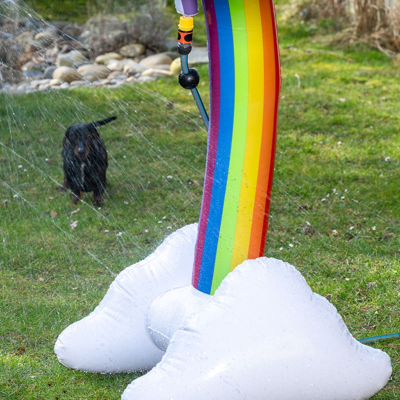 TIAKI Rainbow Pet Sprinkler approx. 200 x 65 x 165 cm (L x W x H)
