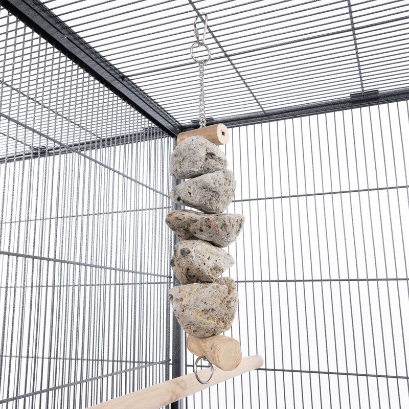 TIAKI Stone Block Bird Toy approx. 6 x 30cm (Ø x L)