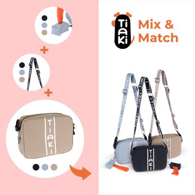 TIAKI Mix & Match Snack Bag Bag: beige