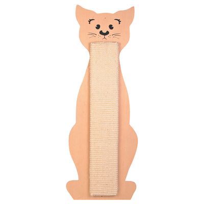 Trixie Cat-Shaped Scratching Board Beige / natural