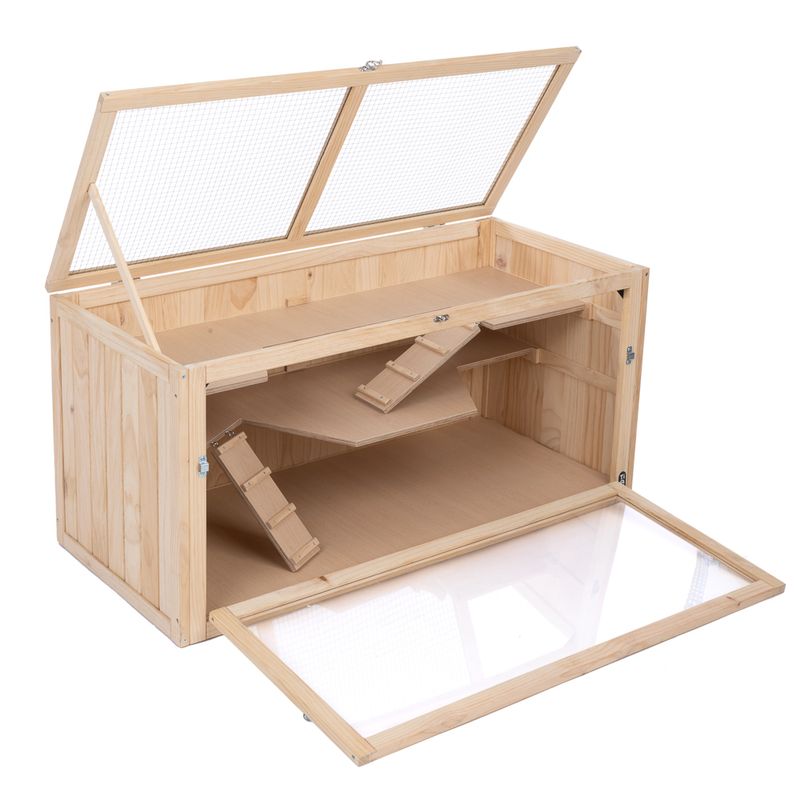TIAKI Wooden Hamster Cage XL 115 x 50 x 55.3cm (L x W x H)
