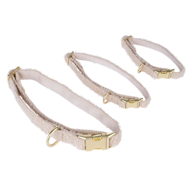 TIAKI Sherpa Collar, Lead & Scrunchie Large Size Collar: 42-66cm (Neck Circumference)