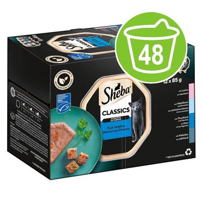 Sheba Varieties Multipack 48 x 85g Ocean Collection Classics in Terrine