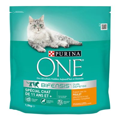 PURINA ONE Senior +11 Chicken 4 x 1,5 kg
