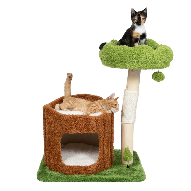 TIAKI Nature Maple Scratching Tree Green/Brown