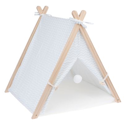 TIAKI Blue Wave Cat Teepee 56.5 x 61.5 x 61 cm (L x W x H)