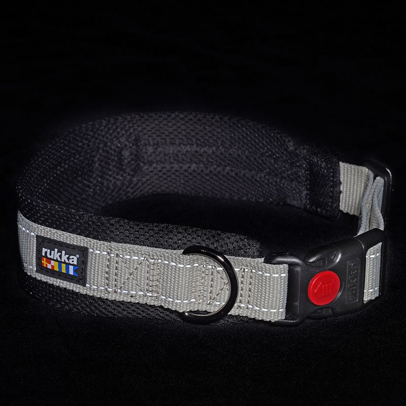 Rukka® Bliss Eco Collar – Grey Size M: 45 - 55cm x 25mm (Neck Circumference x W)