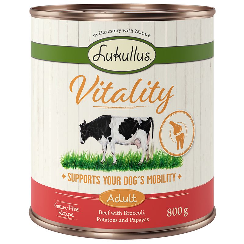 Lukullus Vitality Joints: Beef (Grain-Free) 6 x 800g
