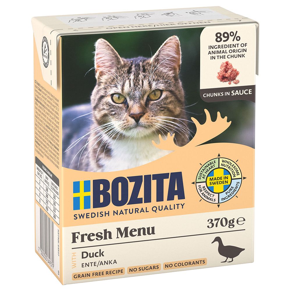 Bozita Tetra Chunks in Sauce 6 x 370g Chicken & Turkey