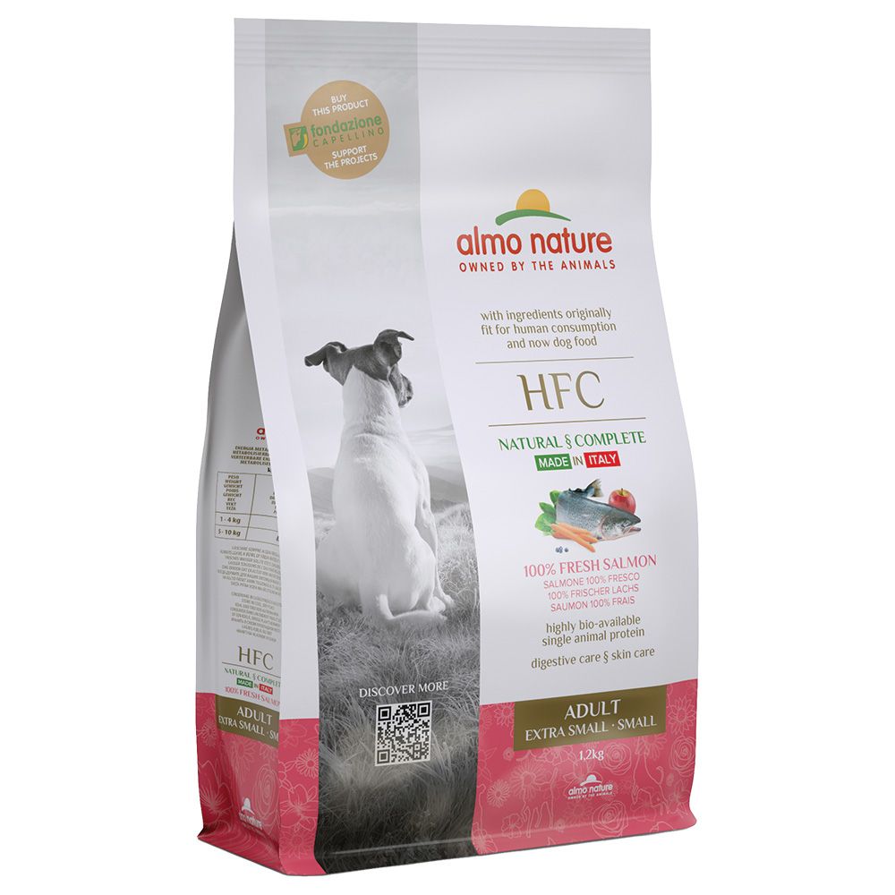 Almo Nature HFC Adult Dog Extra Small/Small Salmon 1.2kg