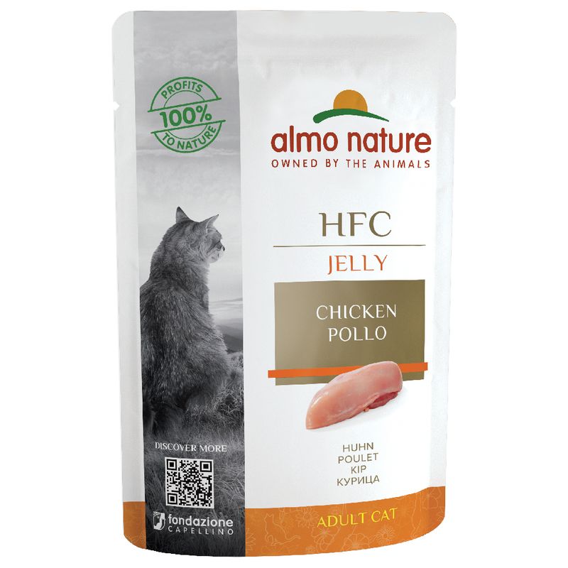 Almo Nature HFC Jelly Pouches 6 x 55g Chicken