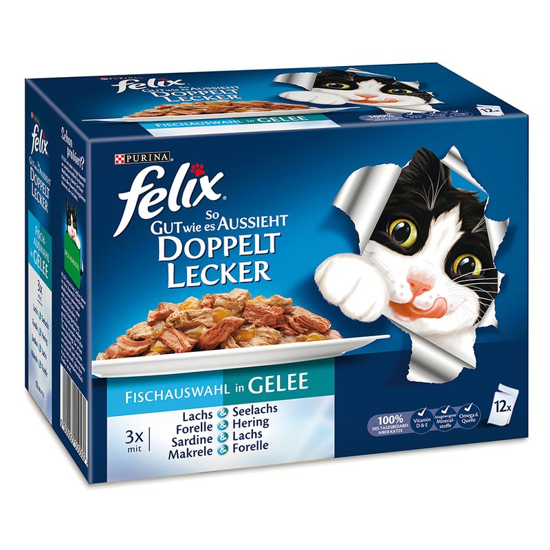 Felix As Good As It Looks - Doubly Delicious 24 x 85g Meat in Jelly