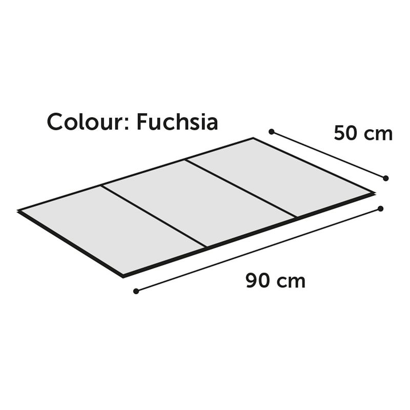 Flamingo Fresk Drop Cooling Mat - Fuchsia Size L: 90 x 50cm (L x W)