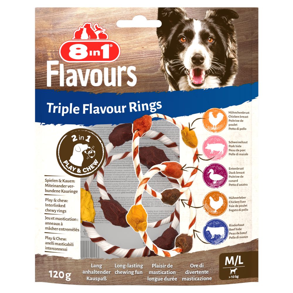 8in1 Triple Flavour Rings 120g