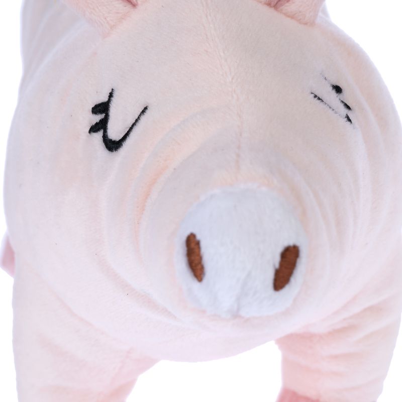 TIAKI Oink Pig Plush Squeaker Toy approx. 25.5 x 7 x 14 cm (L x W x H)