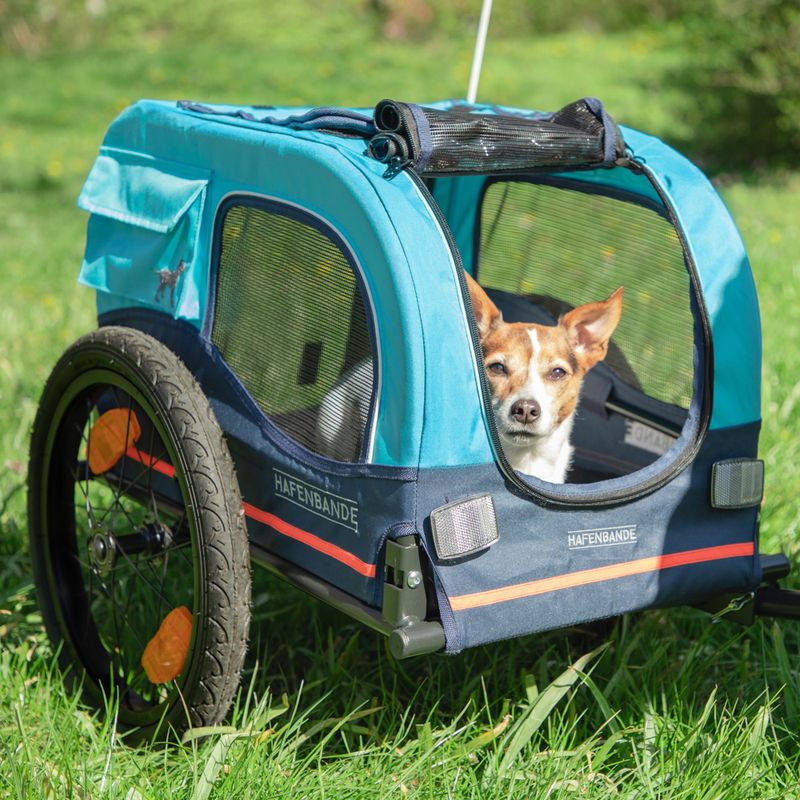 HAFENBANDE Cabby S bicycle trailer incl. two couplings / gears L 116 x W x H 61 cm / up to 20 kg