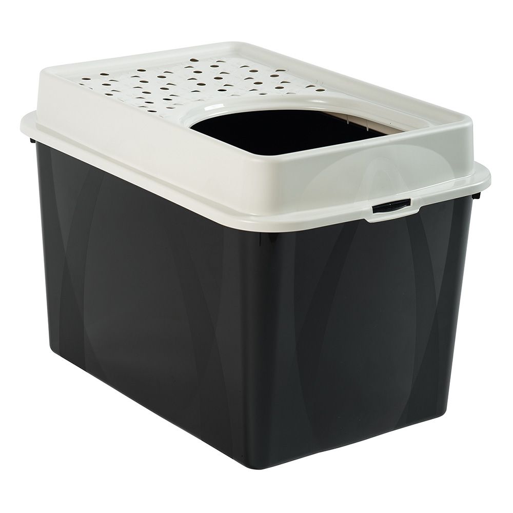Rotho MyPet Eco BERTY cat litter tray black