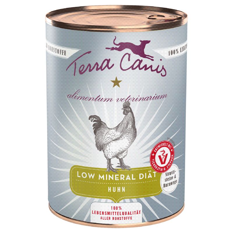 Terra Canis Alimentum Veterinarium Low Mineral Diet Saver Pack 12 x 400g Game