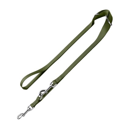 HUNTER London Adjustable Lead – Olive Green 200cm x 10mm (L x W)