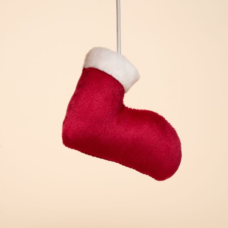 TIAKI Scratching Post with Christmas Teepee Red