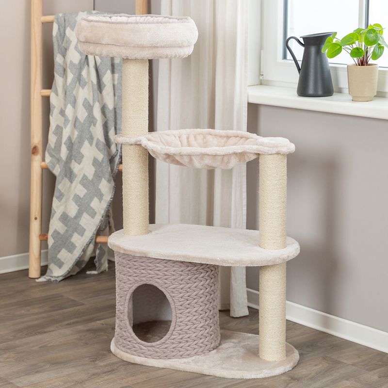 Trixie Scratching Post Alessia Light Grey / Sand