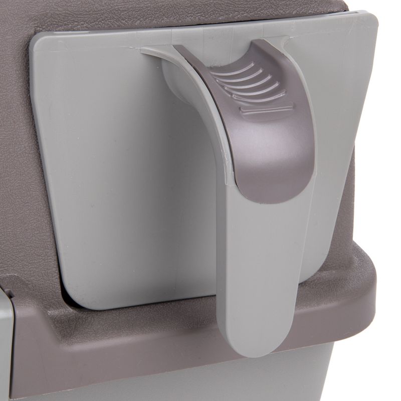 Omega Paw Roll'n'Clean Litter Box Taupe / Grey