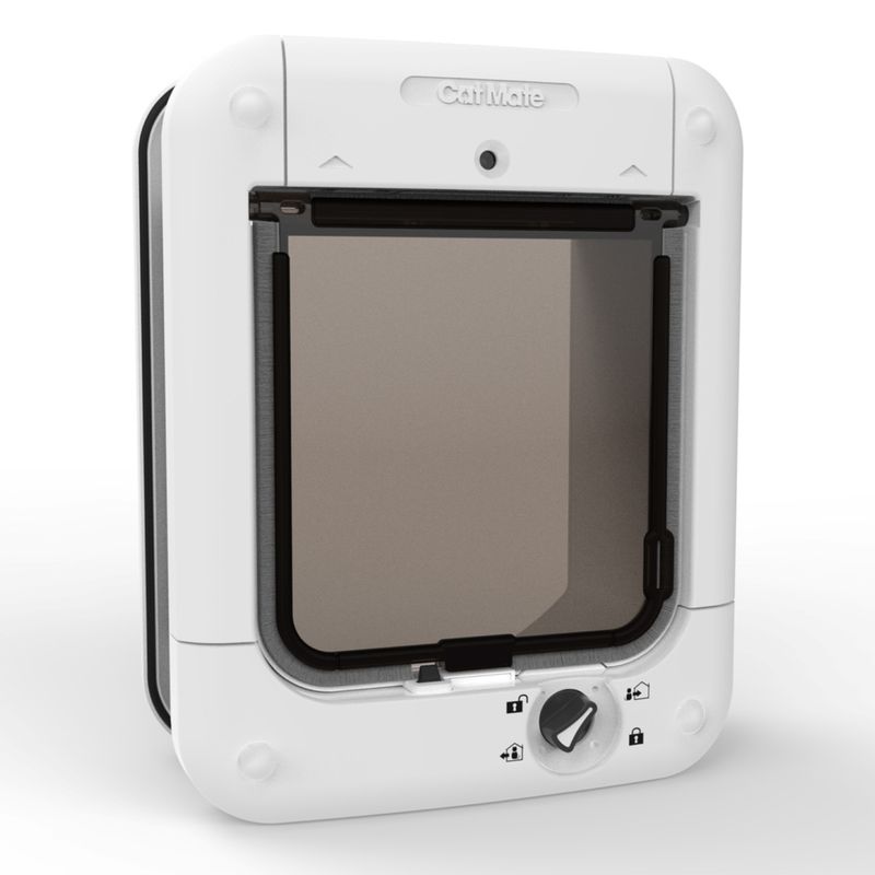 Cat Mate Microchip 360W Cat Flap Brown