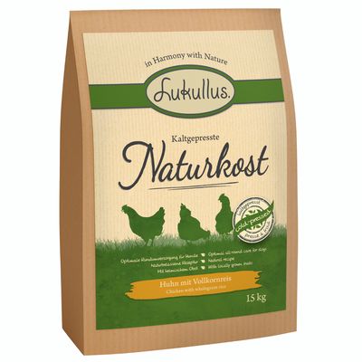 Lukullus Naturkost - Chicken & Wholegrain Rice 15kg