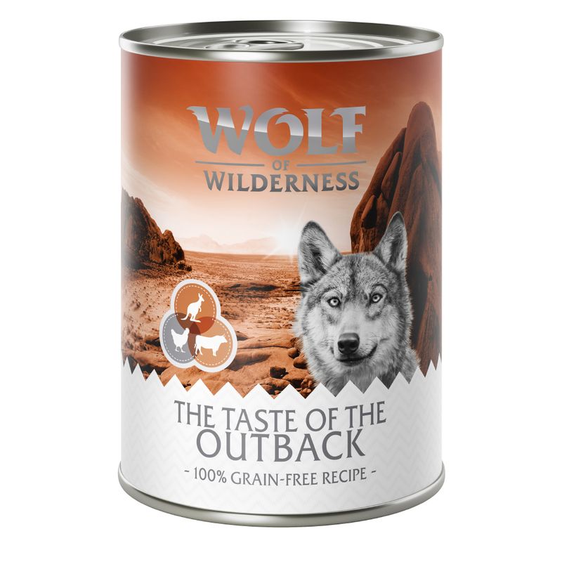Wolf of Wilderness Adult “The Taste of” Mixed Pack 6 x 400g Mixed Pack (5 Varieties)