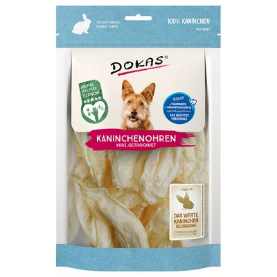 Dokas Rabbit Ears Without Fur Dried 2 x 70 g