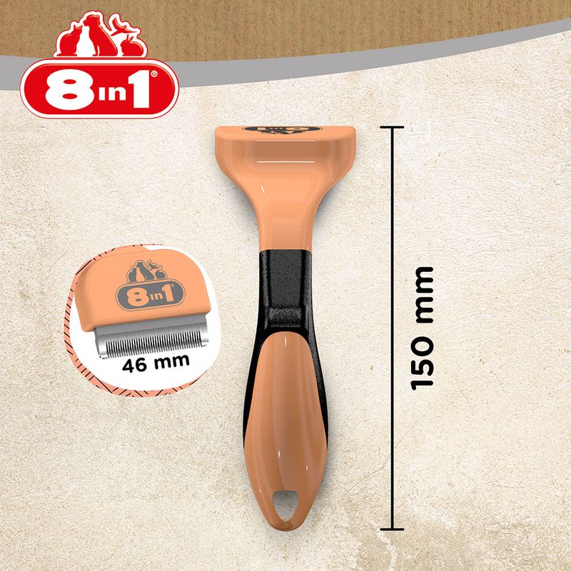8in1 Perfect Coat DeShedder for Cats Comb width 4.6cm