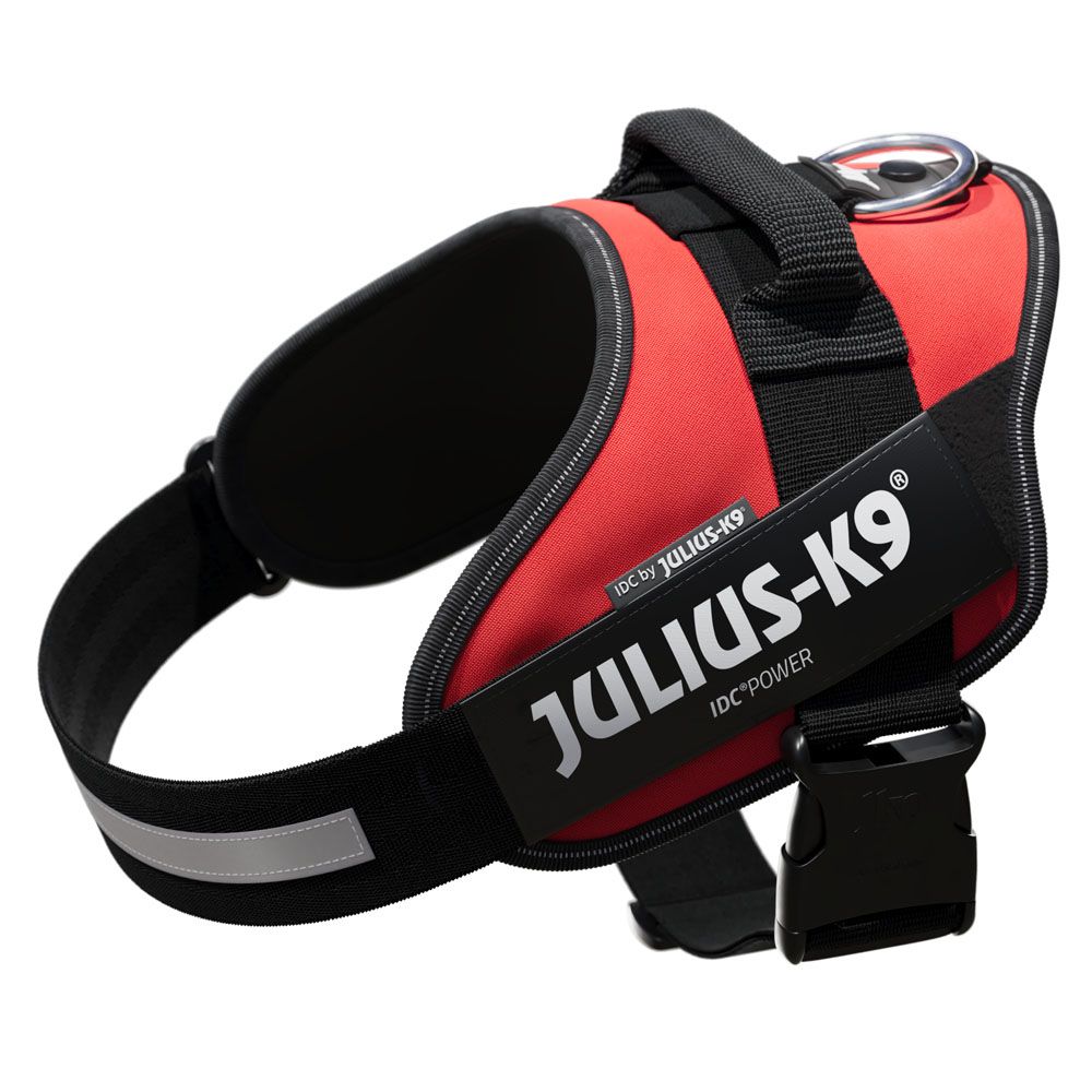 JULIUS-K9 IDC® Power Harness - Red Size S: Chest circumference 49 - 67 cm