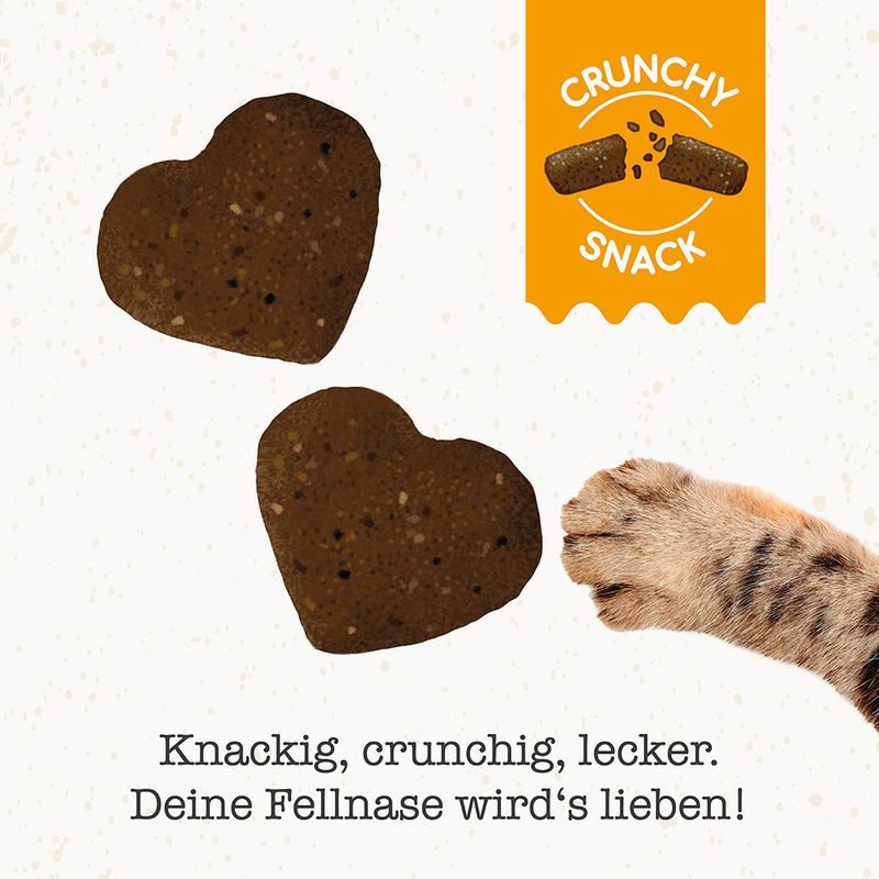 GimCat Crunchy Snacks Duck & Catnip 140g