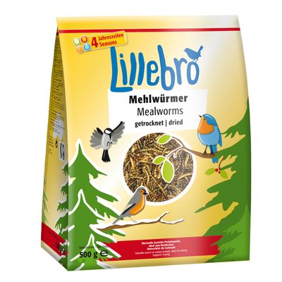 Lillebro Dried Mealworms 500g