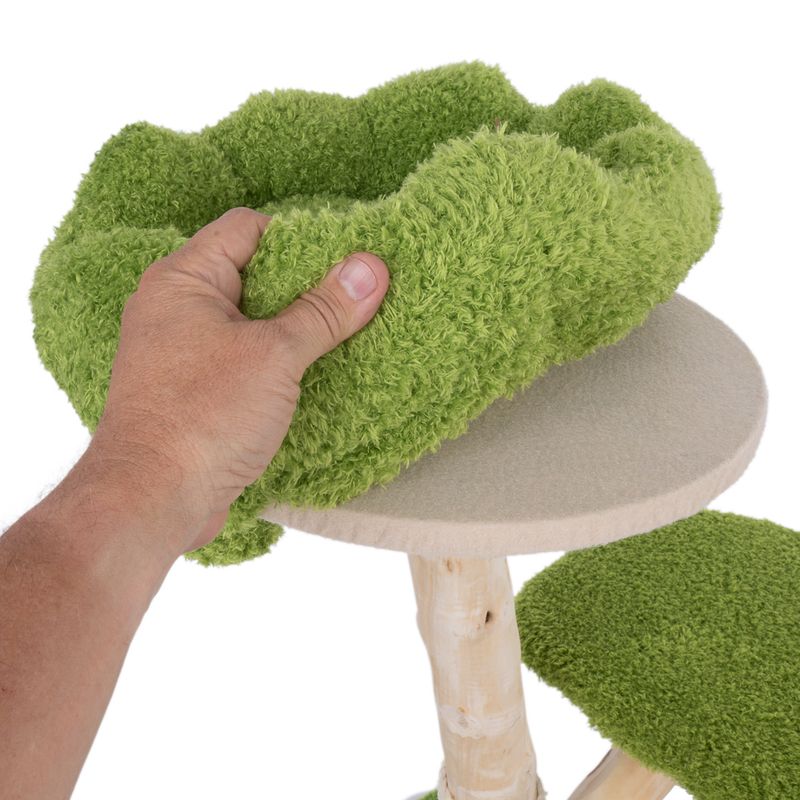 TIAKI Nature Willow scratching post green