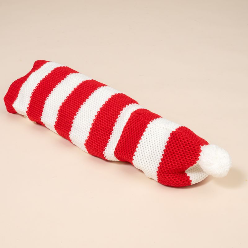 TIAKI Red Striped Jumper for Dogs Size M: approx. 30.5cm Back Length