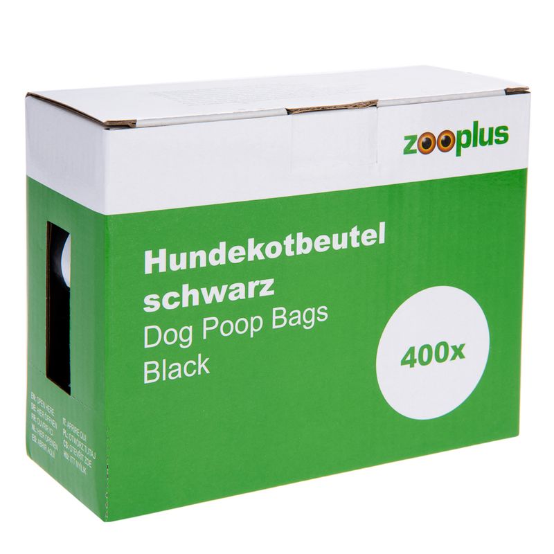 Dog Poop Bags - Black 4 Rolls (20 bags per roll)