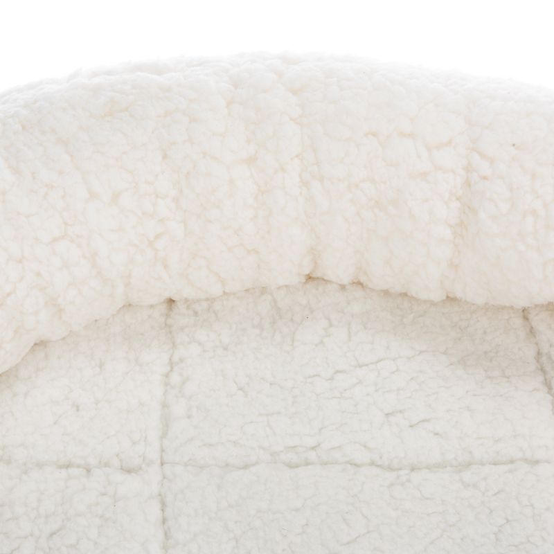 Fluffy 2-in-1 Cuddle Bed Wool White
