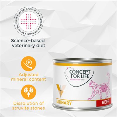 Concept for Life Veterinary Diet Urinary - Beef 6 x 200g