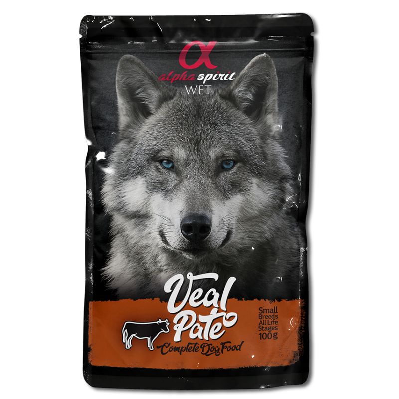 alpha spirit Multi-Flavour Pouch for Dogs 10 x 100 g