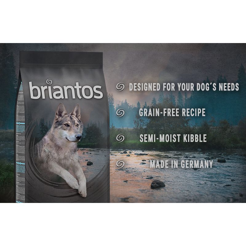 Briantos Grain-Free Trial Pack 2 x 1kg Duck & Potato + Salmon & Potato