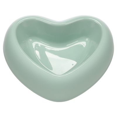 Flamingo Feeding and Drinking Bowl Pandor Heart - Green 250ml