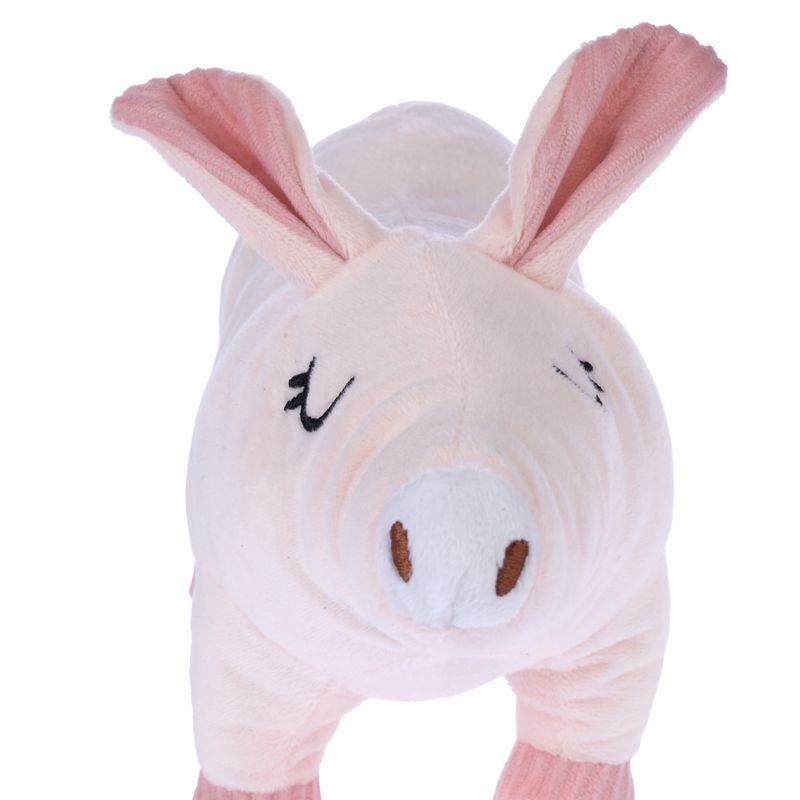 TIAKI Oink Pig Plush Squeaker Toy approx. 25.5 x 7 x 14 cm (L x W x H)