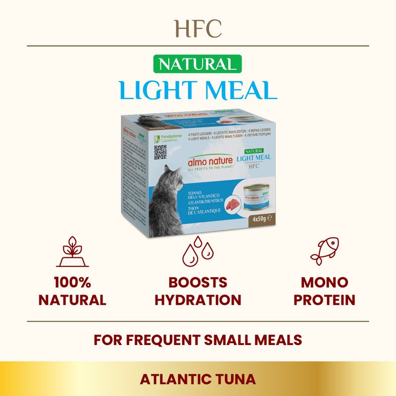 Almo Nature HFC Natural Light Saver Pack 24 x 50g Atlantic Tuna