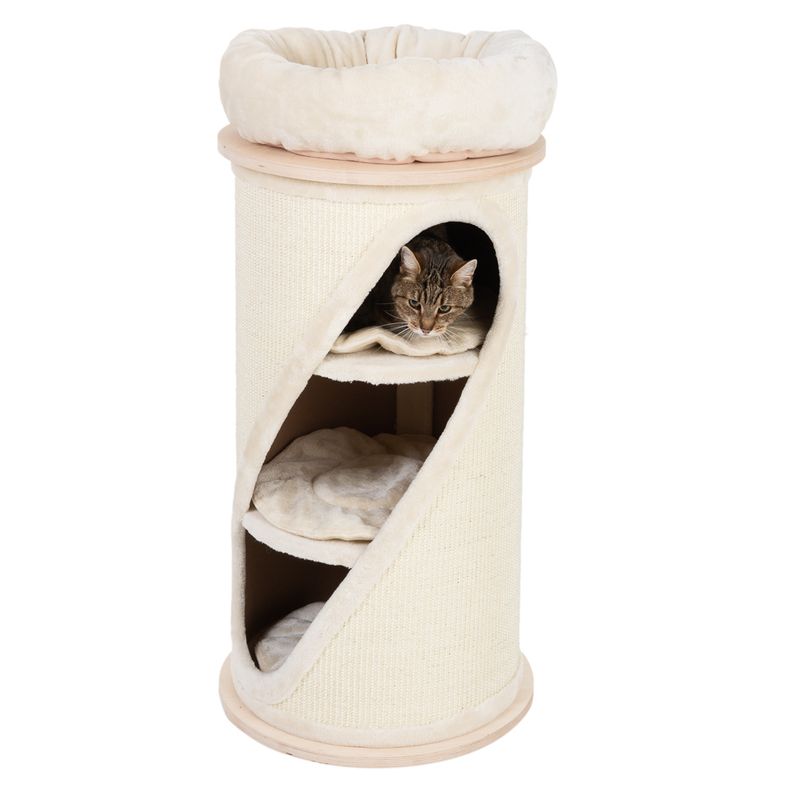 Natural Paradise Scratching Barrel - Sunflower Cream