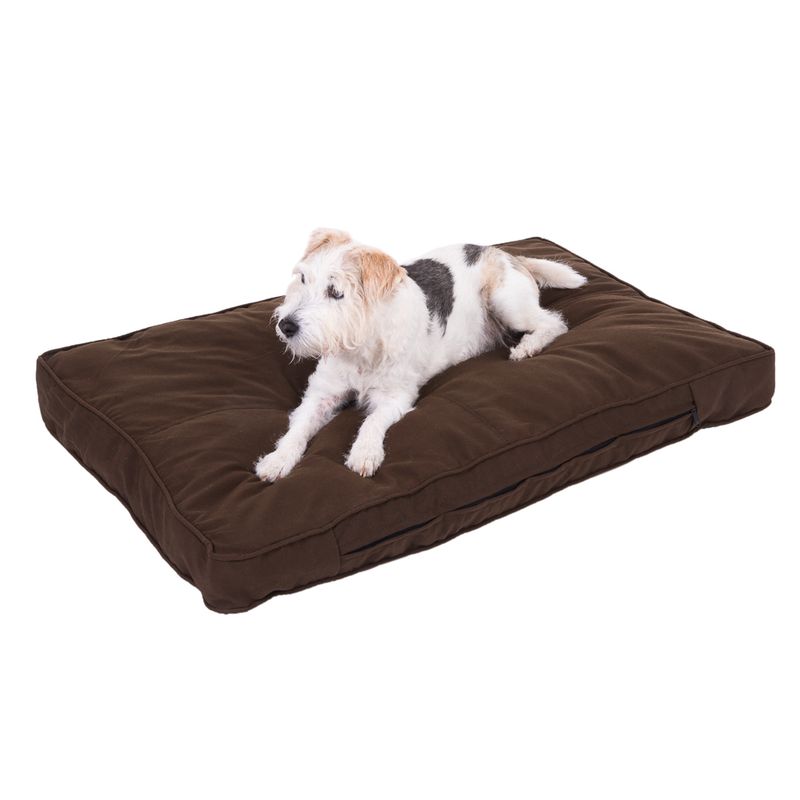 Cosy Mocha Brown Dog Mattress approx. 90 x 59 x 8 cm (L x W x H)