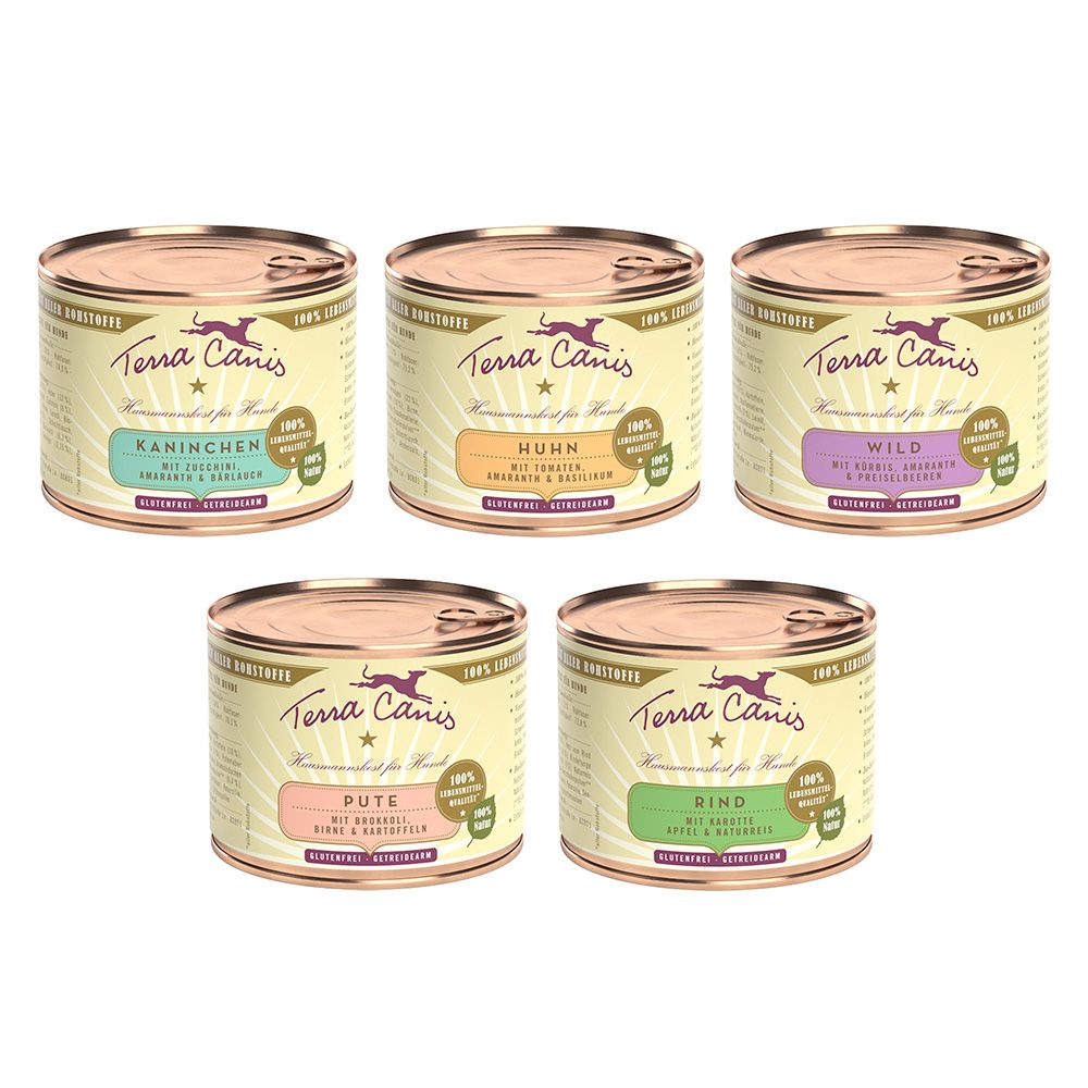 Terra Canis Classic 12 x 200g Mixed Pack (5 Varieties)